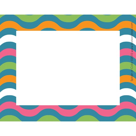Barker Creek Splash of Color Name Tags/Self-Adhesive Labels, 45/Pack 1536